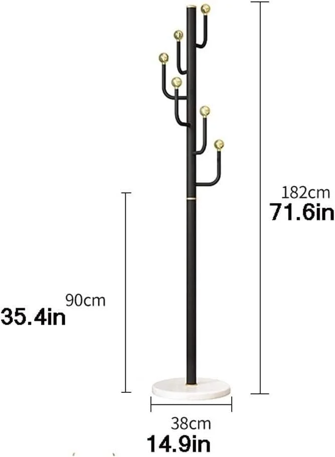 جالباسی ایستاده با طراحی کمجا، جالباسی فلزی برای کلاه و کیف، جالباسی استیل با ۶ آویز، مناسب راهرو و ورودی منزل (سفید - ۱۸۲ * ۳۸ سانتیمتر) جالباسی ایستاده با طراحی کمجا، جالباسی فلزی برای کلاه و کیف، جالباسی استیل با ۶ آویز، مناسب راهرو و ورودی منزل (سفید - ۱۸۲ * ۳۸ سانتیمتر)