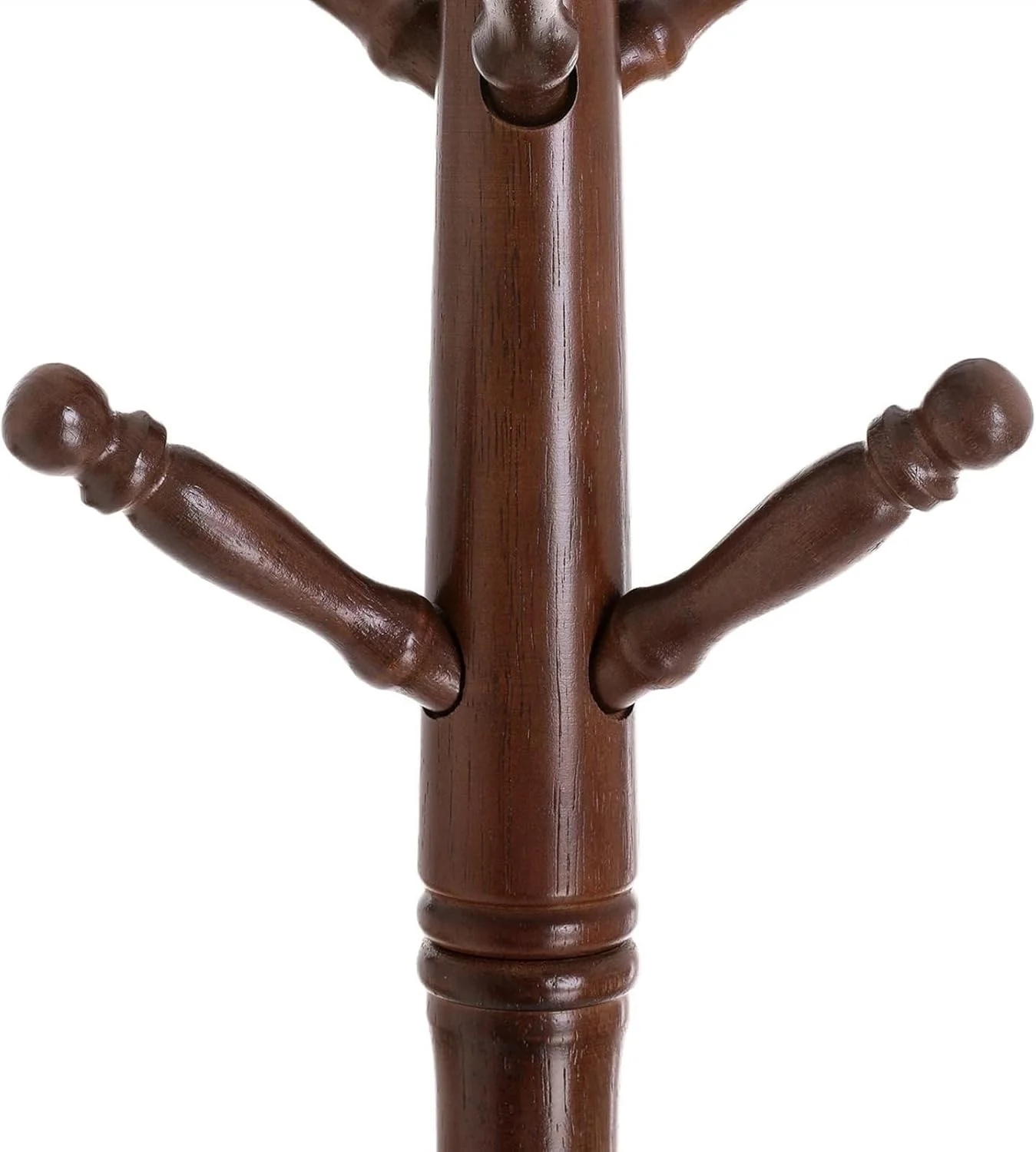 چوب لباسی ایستاده، چوب لباسی چوبی جامد، جالباسی ایستاده با 10 آویز برای کت، کلاه، کیف، کیف پول گردویی تیره (بلوط - 47 X 47 X 177 سانتی متر) چوب لباسی ایستاده، چوب لباسی چوبی جامد، جالباسی ایستاده با 10 آویز برای کت، کلاه، کیف، کیف پول گردویی تیره (بلوط - 47 X 47 X 177 سانتی متر)