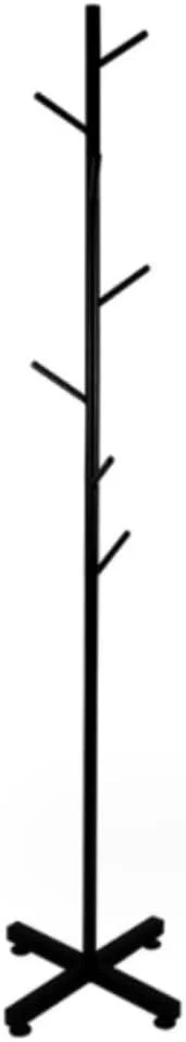 چوب لباسی ایستاده، رخت آویز فلزی با قلاب، آویز کلاه و استند رخت آویز، سازمان دهنده ورودی لباس برای راهروی ورودی، B-168cm