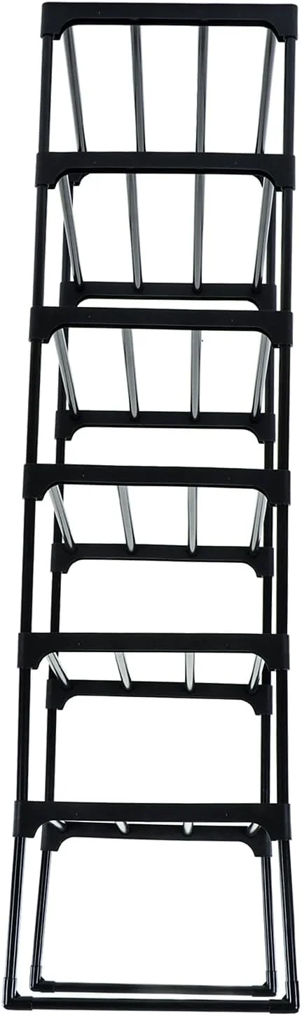 قفسه کفش Tnfeeon، ظرفیت بزرگتر، قفسه کفش پایدار، محفظه جداشدنی، کاربرد گسترده، چند لایه، برای خوابگاه ها (1 ستون 6 لایه) قفسه کفش Tnfeeon، ظرفیت بزرگتر، قفسه کفش پایدار، محفظه جداشدنی، کاربرد گسترده، چند لایه، برای خوابگاه ها (1 ستون 6 لایه)