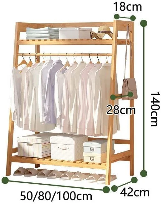 رخت آویز چوبی بامبو TIMICARE، رگال لباس چند منظوره اتاق خواب، ارگانایزر لباس، جالباسی کلاه برای کت، ژاکت، شلوار، کفش، گیاه (ساده 100 سانتی متر) رخت آویز چوبی بامبو TIMICARE، رگال لباس چند منظوره اتاق خواب، ارگانایزر لباس، جالباسی کلاه برای کت، ژاکت، شلوار، کفش، گیاه (ساده 100 سانتی متر)