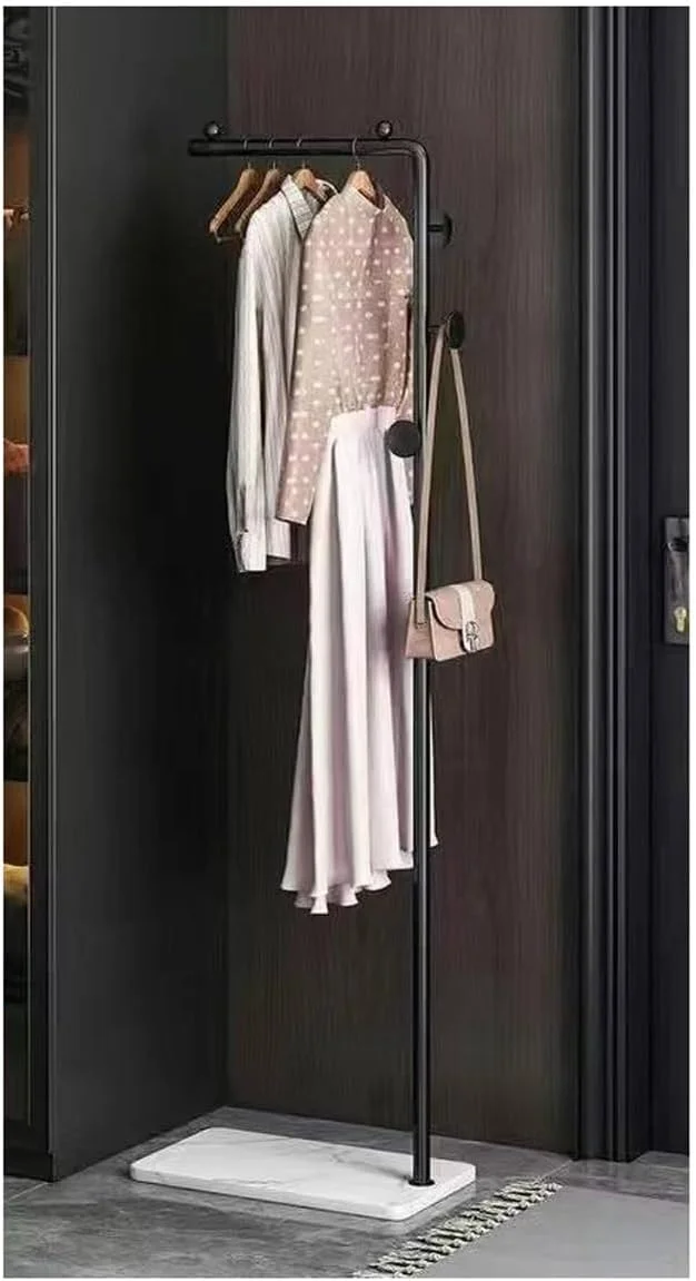 جالباسی فلزی ایستاده، آویز لباس 170 سانتیمتری با 3 قلاب، پایه سنگین، جالباسی مدرن برای کت، شلوار، پیراهن و لباس (سفید 1) جالباسی فلزی ایستاده، آویز لباس 170 سانتیمتری با 3 قلاب، پایه سنگین، جالباسی مدرن برای کت، شلوار، پیراهن و لباس (سفید 1)