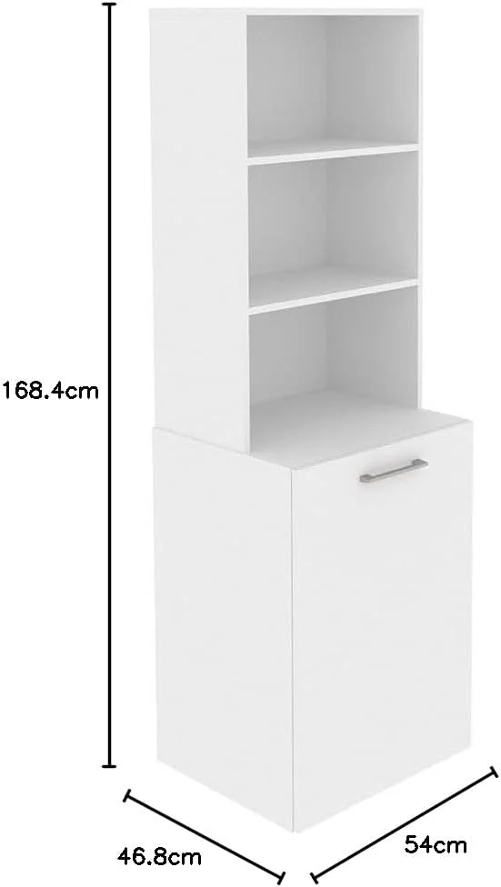 میز کامپیوتر ایوانا Danube Home | میز کار ایستگاه کاری اداری مدرن PC لپ تاپ گیمینگ | میز مطالعه چوبی برای خانه، دفتر کار L 54 x W 46.8 x H 168.4 سانتی متر - سفید میز کامپیوتر ایوانا Danube Home | میز کار ایستگاه کاری اداری مدرن PC لپ تاپ گیمینگ | میز مطالعه چوبی برای خانه، دفتر کار L 54 x W 46.8 x H 168.4 سانتی متر - سفید