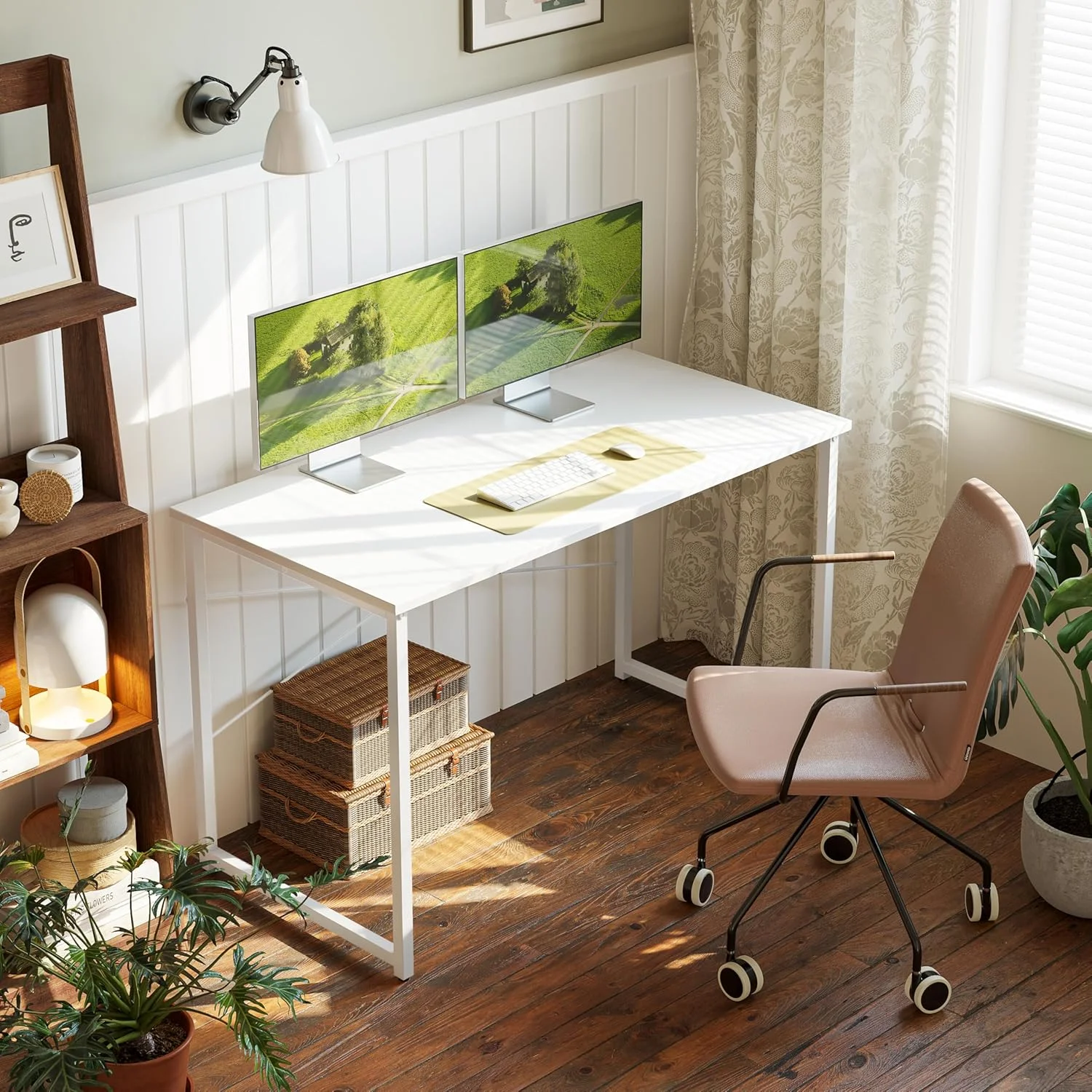 میز کامپیوتر کیوبیکر، میز کوچک اداری خانگی 120 سانتی متری برای فضاهای کوچک، سبک مدرن و ساده برای خانه، دفتر، مطالعه، نوشتن، سفید میز کامپیوتر کیوبیکر، میز کوچک اداری خانگی 120 سانتی متری برای فضاهای کوچک، سبک مدرن و ساده برای خانه، دفتر، مطالعه، نوشتن، سفید