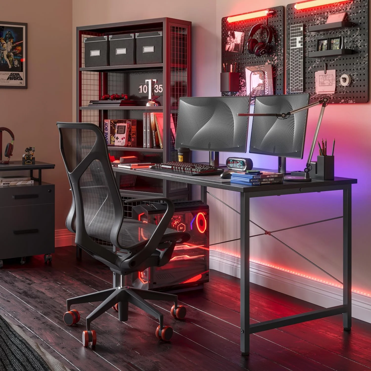 میز کامپیوتر کیوبیکر، میز کوچک اداری خانگی 120 سانتیمتری برای فضاهای کوچک، سبک مدرن و ساده برای خانه، اداره، مطالعه، نوشتن، مشکی میز کامپیوتر کیوبیکر، میز کوچک اداری خانگی 120 سانتیمتری برای فضاهای کوچک، سبک مدرن و ساده برای خانه، اداره، مطالعه، نوشتن، مشکی