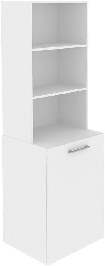 میز کامپیوتر ایوانا Danube Home | میز کار ایستگاه کاری اداری مدرن PC لپ تاپ گیمینگ | میز مطالعه چوبی برای خانه، دفتر کار L 54 x W 46.8 x H 168.4 سانتی متر - سفید میز کامپیوتر ایوانا Danube Home | میز کار ایستگاه کاری اداری مدرن PC لپ تاپ گیمینگ | میز مطالعه چوبی برای خانه، دفتر کار L 54 x W 46.8 x H 168.4 سانتی متر - سفید