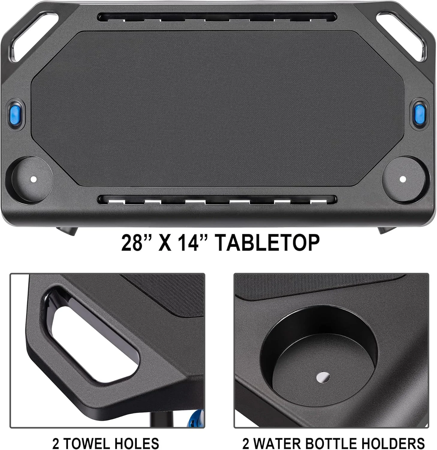 میز دوچرخه ثابت CXWXC - استند کامپیوتر با ارتفاع قابل تنظیم و سطح ضد لغزش - میز تمرین دوچرخه قابل حمل با چرخ های قفل شونده (مدل B) میز دوچرخه ثابت CXWXC - استند کامپیوتر با ارتفاع قابل تنظیم و سطح ضد لغزش - میز تمرین دوچرخه قابل حمل با چرخ های قفل شونده (مدل B)
