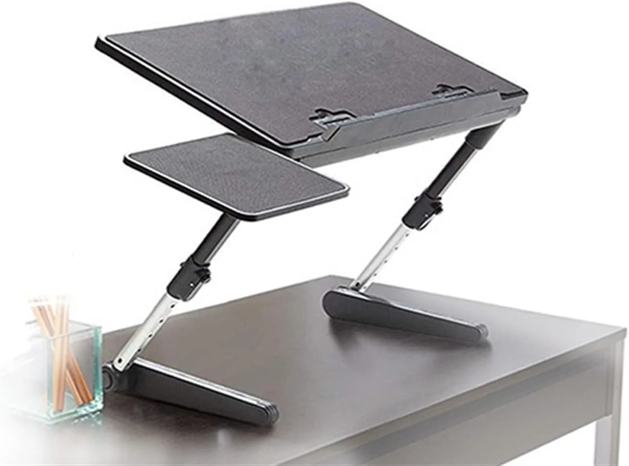 میز کار تاشو لپ تاپ میز کامپیوتر بالابر میز مطالعه میز تاشو متحرک خانگی میز کار تاشو لپ تاپ میز کامپیوتر بالابر میز مطالعه میز تاشو متحرک خانگی