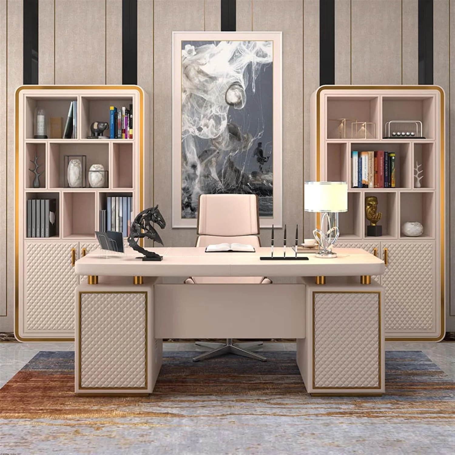 میز کار ZKSKOX، میز تحریر، میز کامپیوتر، صندلی، میز اداری خانگی، ست مبلمان مطالعه میز کار ZKSKOX، میز تحریر، میز کامپیوتر، صندلی، میز اداری خانگی، ست مبلمان مطالعه