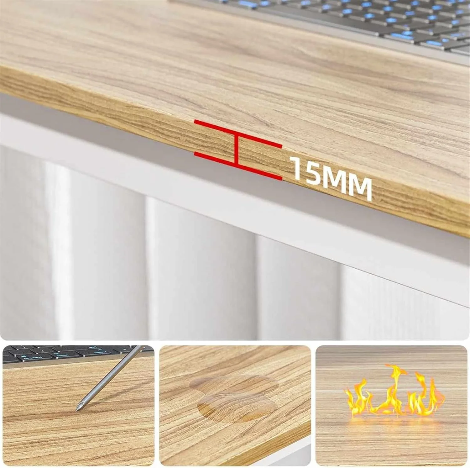 میز کار ZKSKOX، میز اداری، میز کامپیوتر، میز لپ تاپ، میز مطالعه، قاب فولادی فلزی، مونتاژ آسان، ایستگاه کاری دفتر کار خانگی میز کار ZKSKOX، میز اداری، میز کامپیوتر، میز لپ تاپ، میز مطالعه، قاب فولادی فلزی، مونتاژ آسان، ایستگاه کاری دفتر کار خانگی