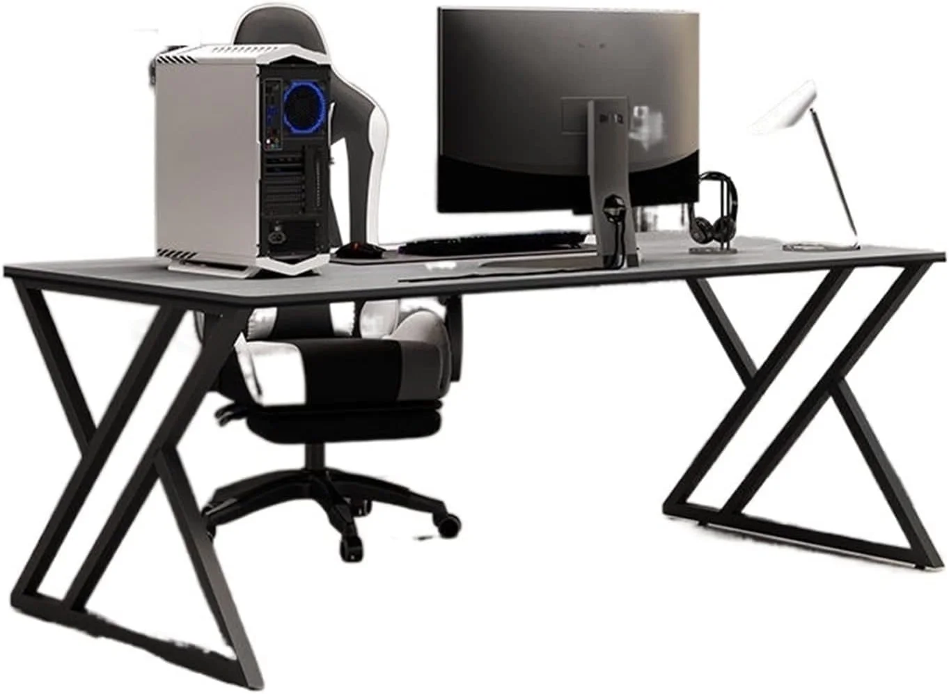 میز کار ZKSKOX مستطیلی، میز تحریر و صندلی مناسب اتاق خواب، میز کامپیوتر خانگی میز کار ZKSKOX مستطیلی، میز تحریر و صندلی مناسب اتاق خواب، میز کامپیوتر خانگی