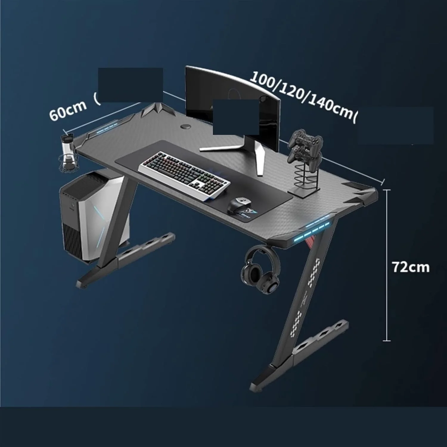 میز کار، میز کامپیوتر، میز تحریر حرفه ای خانگی، مناسب اتاق خواب، میز و صندلی گیمینگ میز کار، میز کامپیوتر، میز تحریر حرفه ای خانگی، مناسب اتاق خواب، میز و صندلی گیمینگ