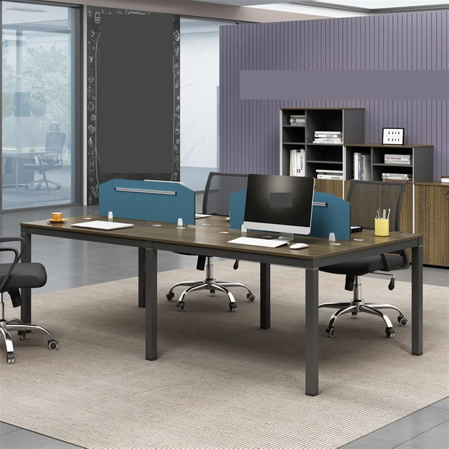 میز کار ZKSKOX، میز اداری، مبلمان اداری، میز کامپیوتر کارگاهی