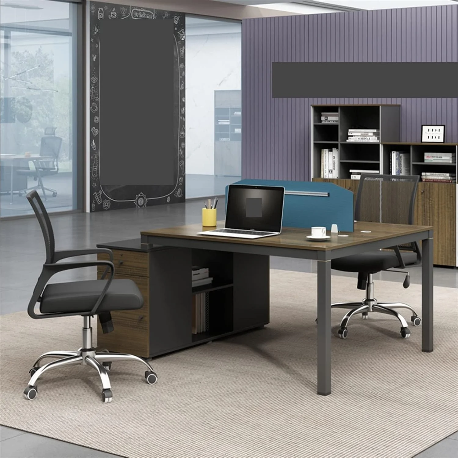 میز کار ZKSKOX، میز اداری، مبلمان اداری، میز کامپیوتر کارگاهی