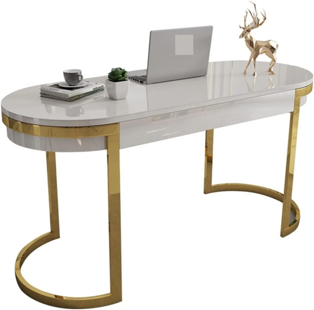 میز کار لوکس سنگی، میز کامپیوتر مرمر، طراحی مینیمالیستی اورجینال، میز خانگی با کیفیت