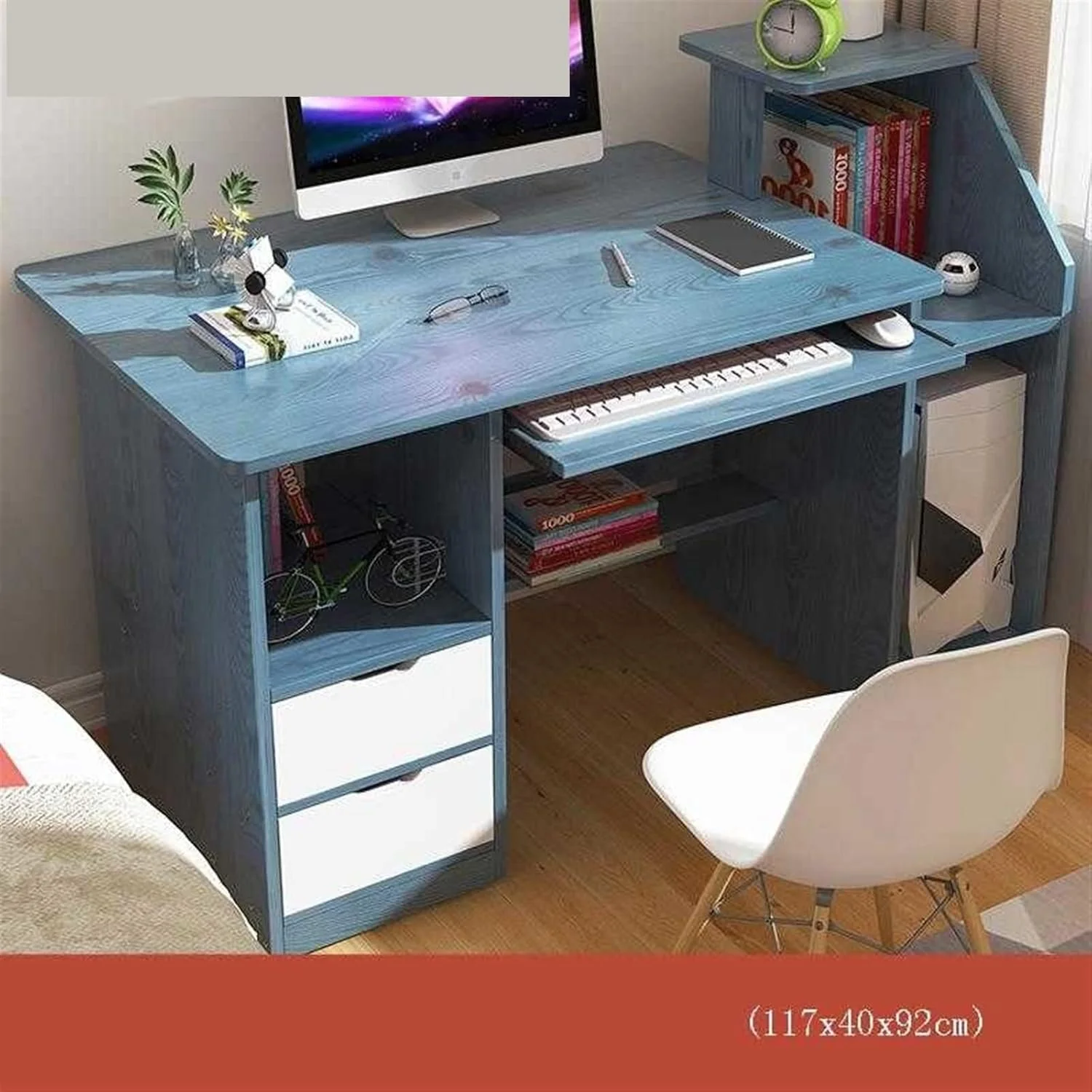 میز کار ZKSKOX، میز کامپیوتر، میز تحریر خانگی، میز اتاق خواب دانشجویی، میز کوچک مناسب خانه های اجاره ای