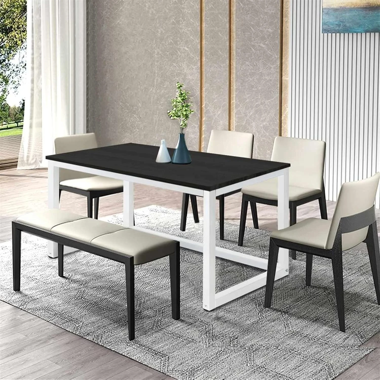 میز کار ZKSKOX، میز کامپیوتر ساده، نصب آسان، میز لپ تاپ، میز تحریر اداری، ایستگاه کاری اداری خانگی