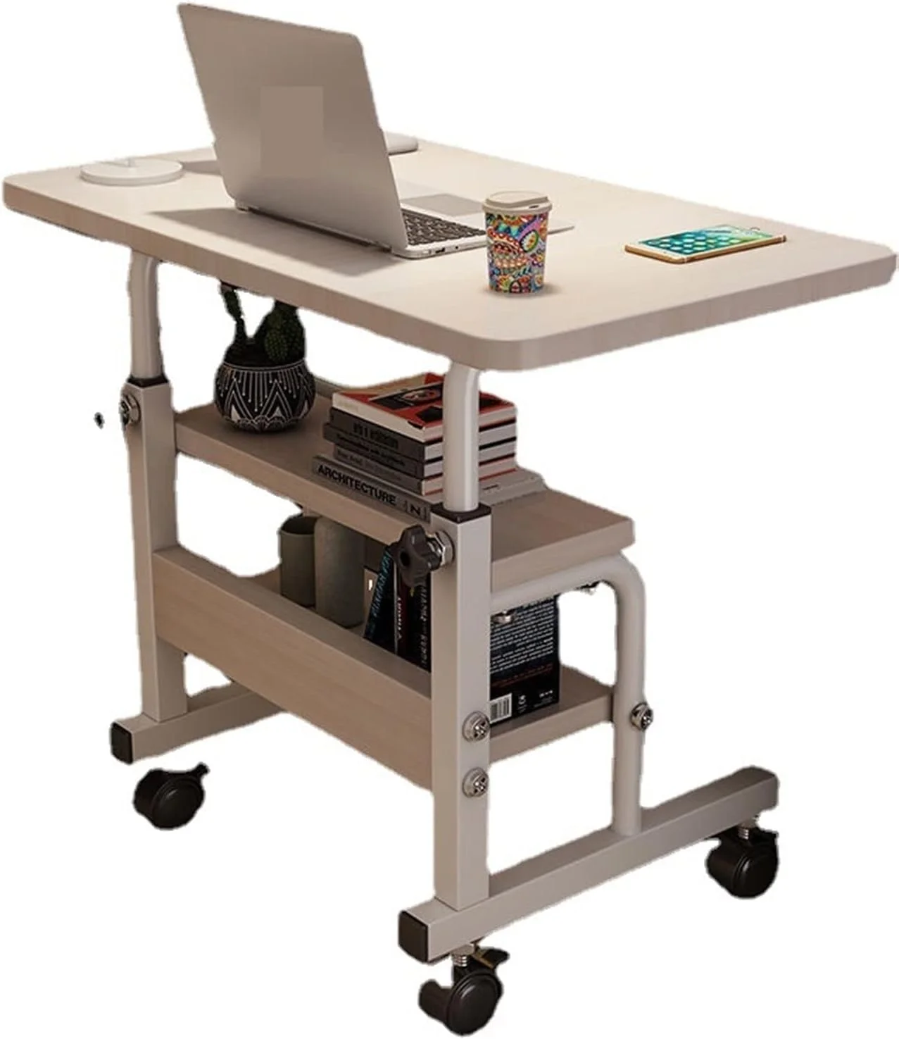 میز کار ZKSKOX، میز کنار تخت خواب، میز کامپیوتر بالابر، میز اتاق خواب، میز مطالعه روی تخت، میز مطالعه خانگی در خانه استیجاری