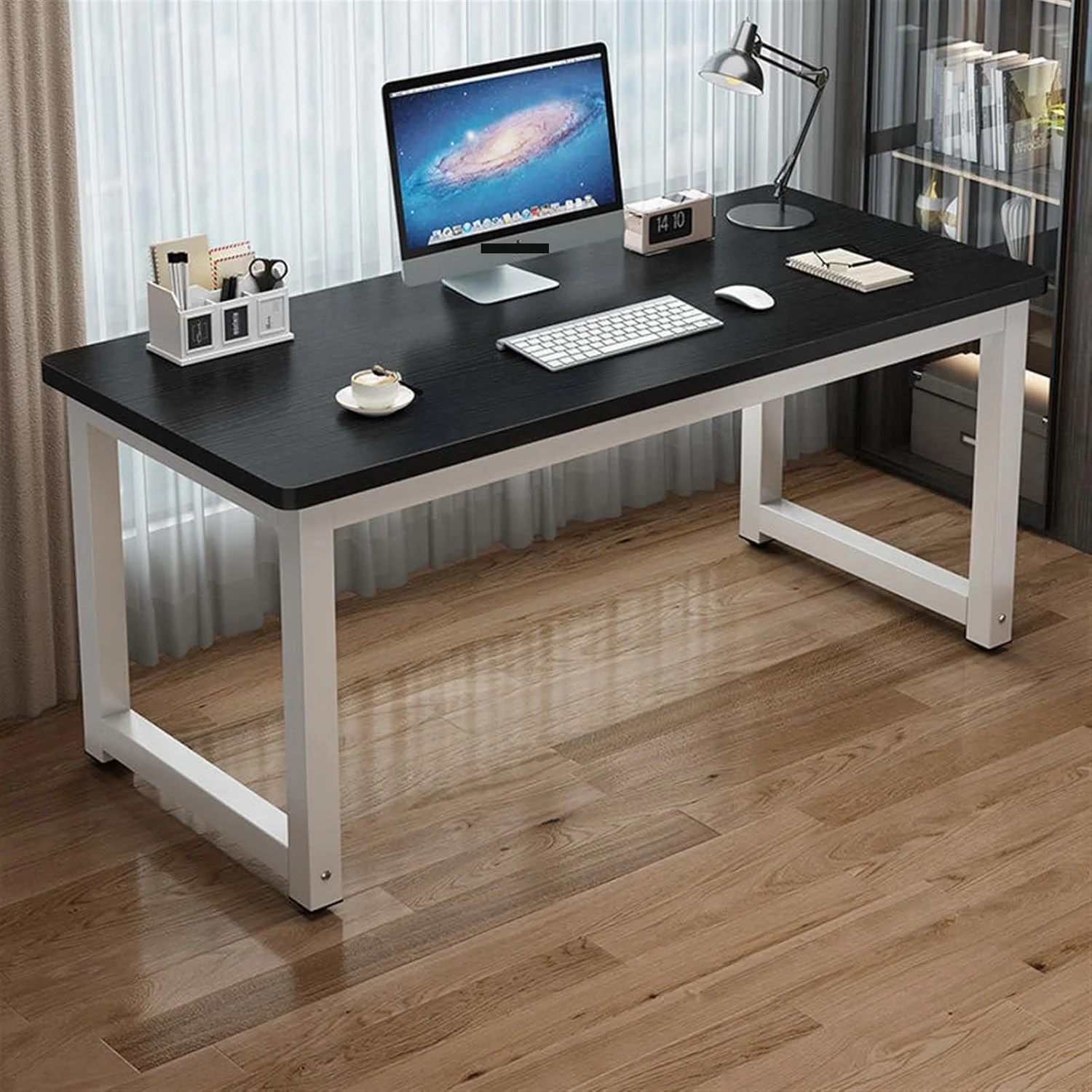 میز کار ZKSKOX، میز کامپیوتر گرد، صفحه میز، میز تحریر دانش آموزی خانگی، میز، اتاق خواب مستطیلی، میز اداری میز کار ZKSKOX، میز کامپیوتر گرد، صفحه میز، میز تحریر دانش آموزی خانگی، میز، اتاق خواب مستطیلی، میز اداری