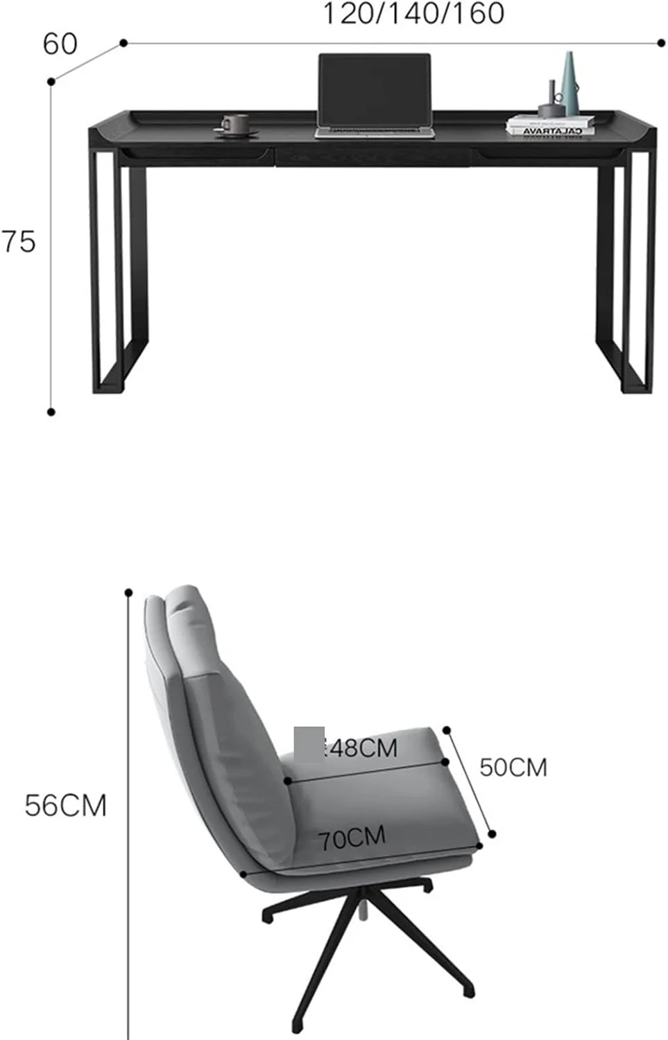میز کار ZKSKOX، میز اداری، میز کامپیوتر خانگی، میز میز کار ZKSKOX، میز اداری، میز کامپیوتر خانگی، میز