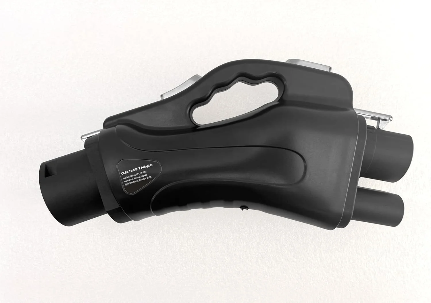 آداپتور شارژ سریع 300 کیلوواتی CCS2 به GB/T DC – مبدل شارژر خودروی برقی 1000 ولت / 300 آمپر با توان بالا برای خودروهای برقی چینی – دارای استاندارد IP55 مقاوم در برابر آب و هوا، دارای گواهی CE، آداپتور قابل حمل