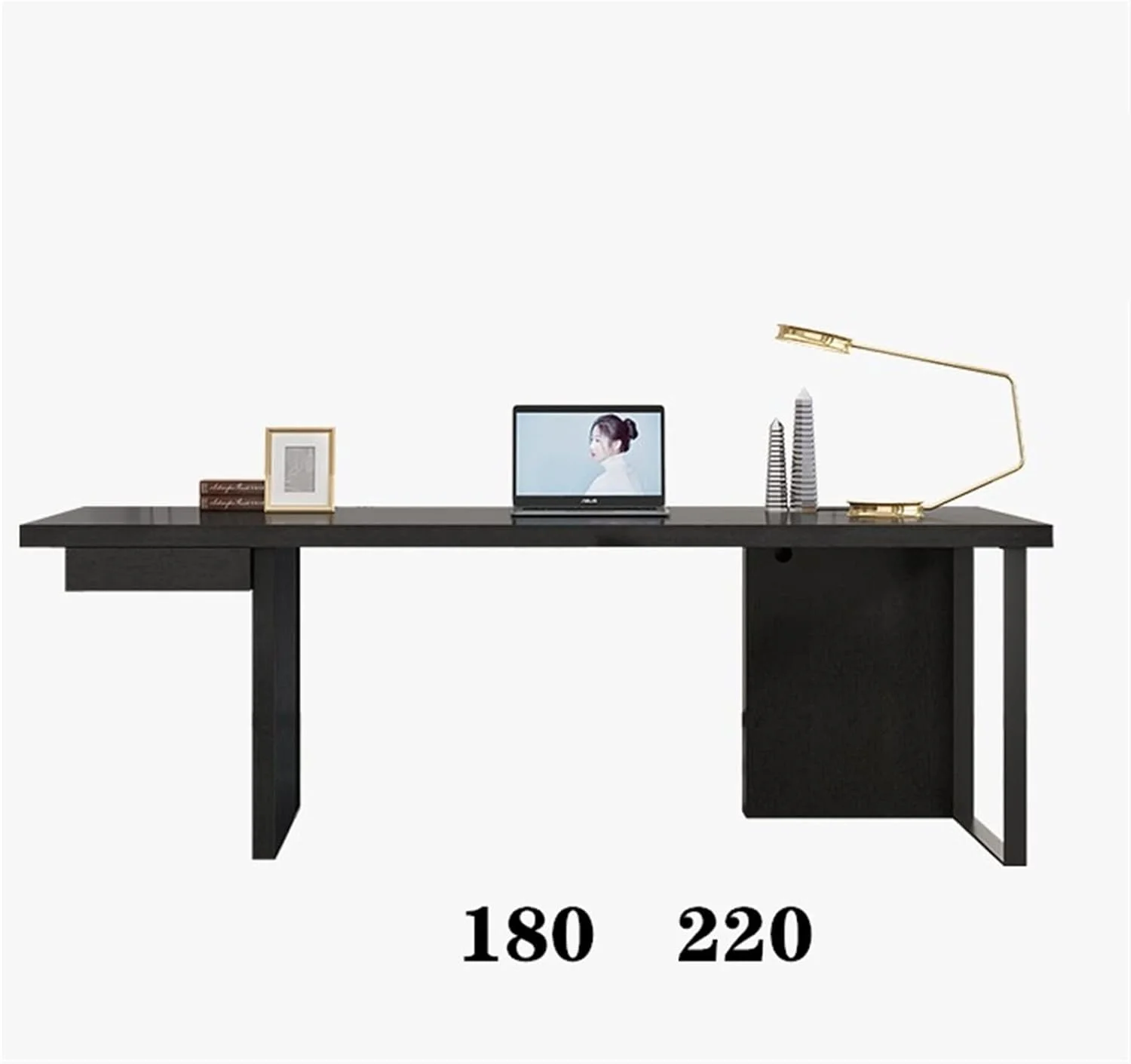 میز کار، میز اداری، میز مطالعه خانگی، میز کامپیوتر، میز مدیریتی، مشکی