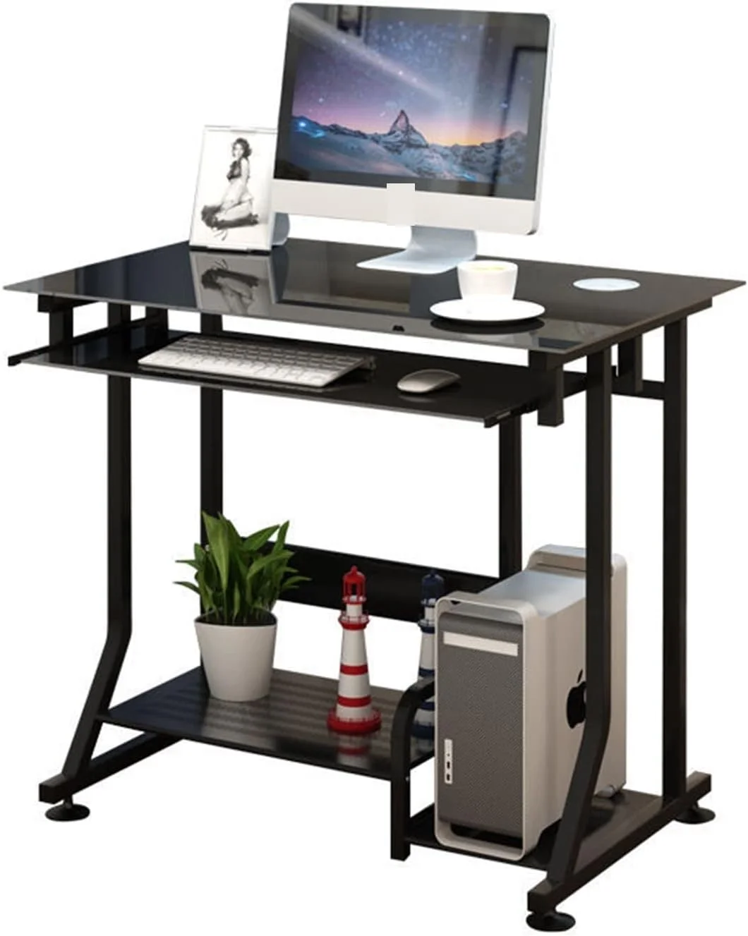 میز کار کوچک خانوادگی میز کامپیوتر رومیزی میز مینی لپ تاپ خانگی