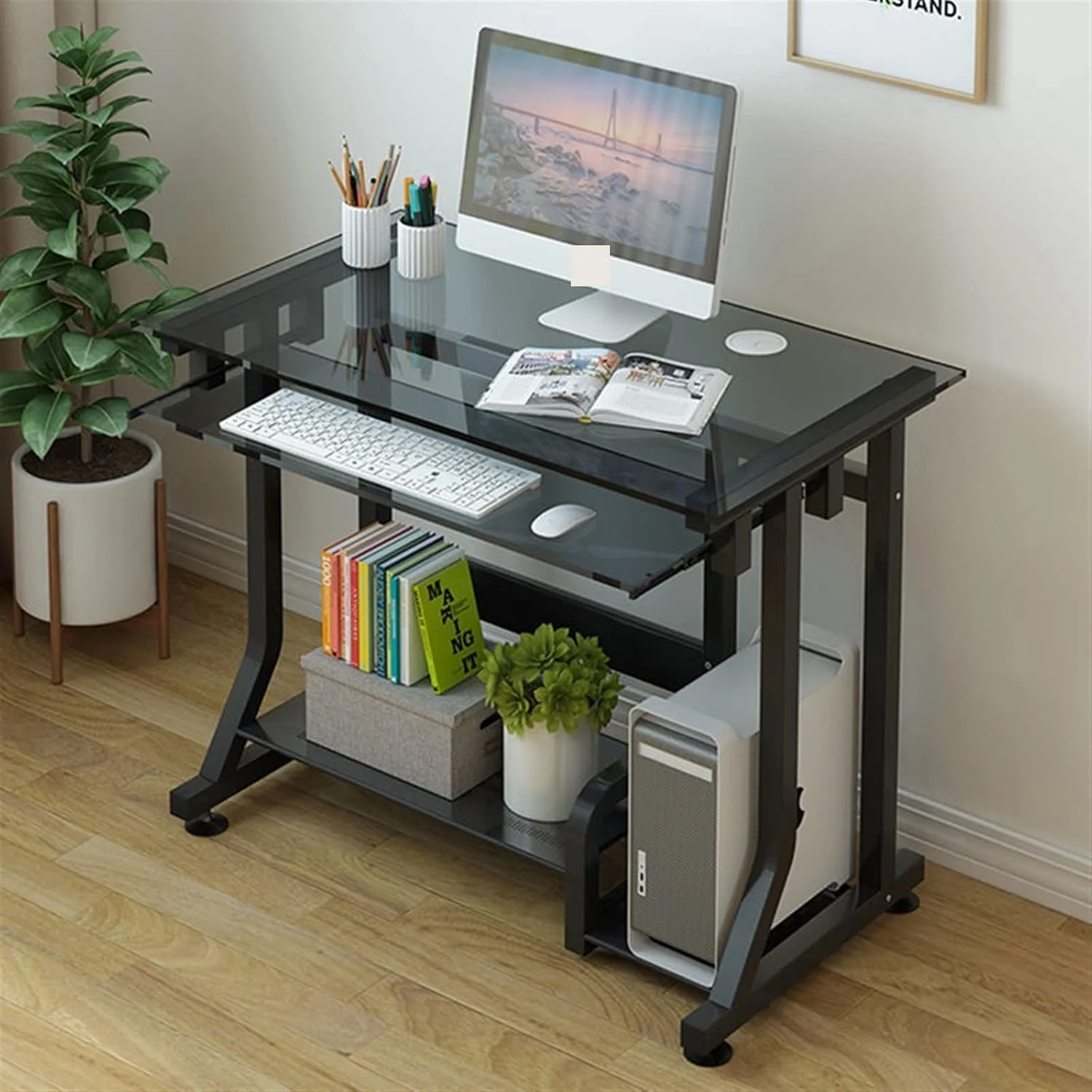 میز کار کوچک خانوادگی میز کامپیوتر رومیزی میز مینی لپ تاپ خانگی