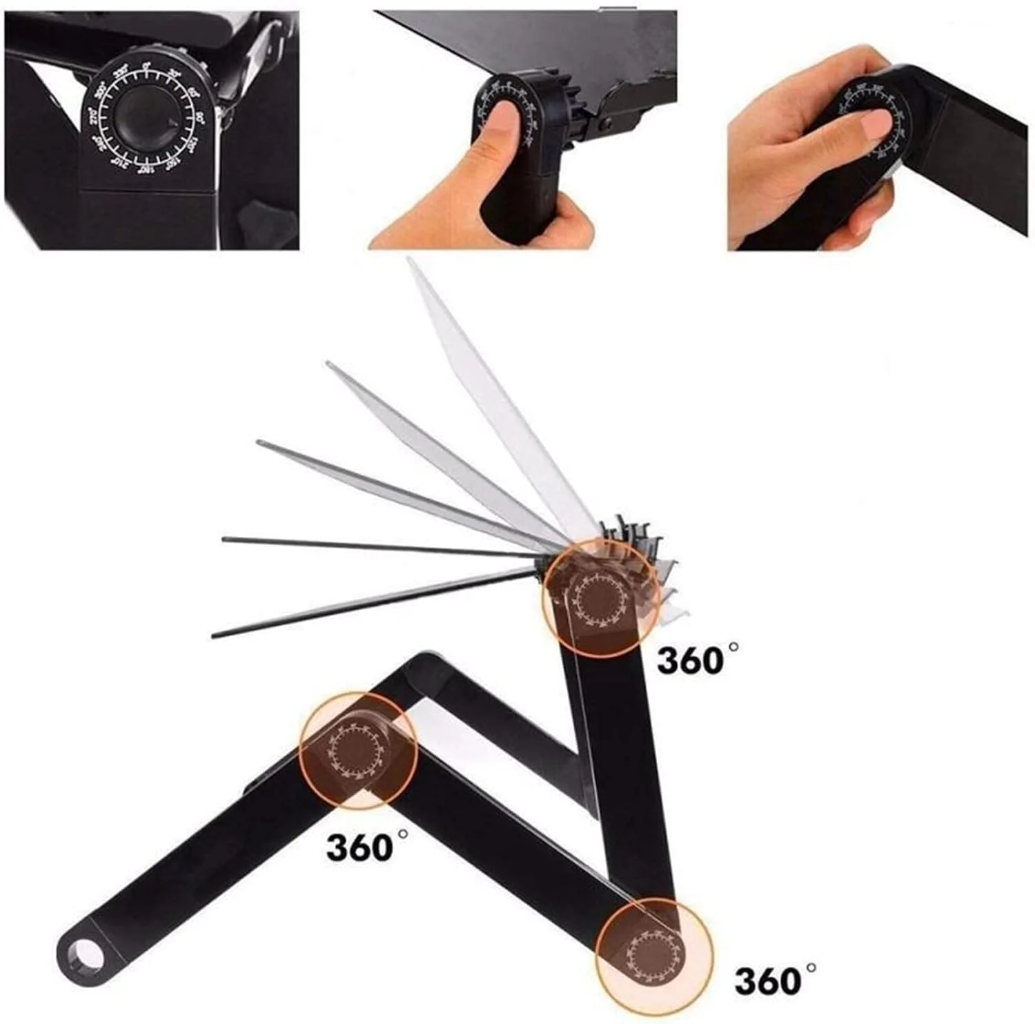 میز لپ‌تاپ تاشو مناسب کار، میز تنبل تخت خواب، میز تخت خواب اتاق خواب