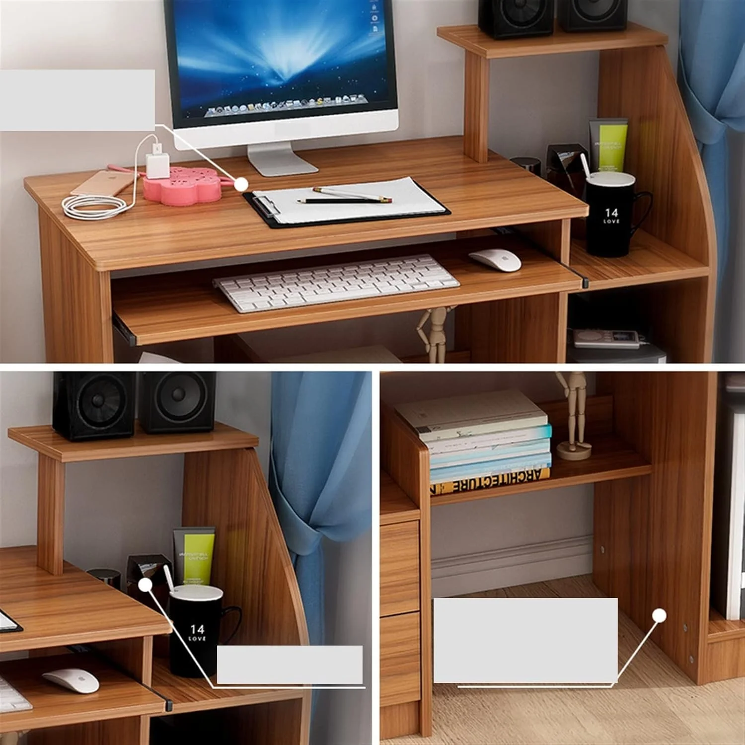 میز کار کوچک کامپیوتر برای استفاده خانگی اتاق خواب دانشجویی میز کار کوچک کامپیوتر برای استفاده خانگی اتاق خواب دانشجویی