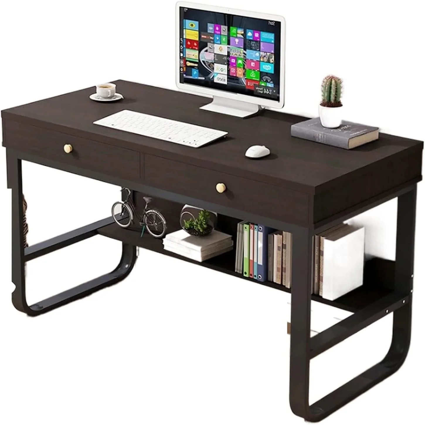 میز کار ZKSKOX، میز کامپیوتر رومیزی، مناسب دفتر کار، منزل، خوابگاه دانشجویی، میز تحریر دونفره و تک نفره میز کار ZKSKOX، میز کامپیوتر رومیزی، مناسب دفتر کار، منزل، خوابگاه دانشجویی، میز تحریر دونفره و تک نفره