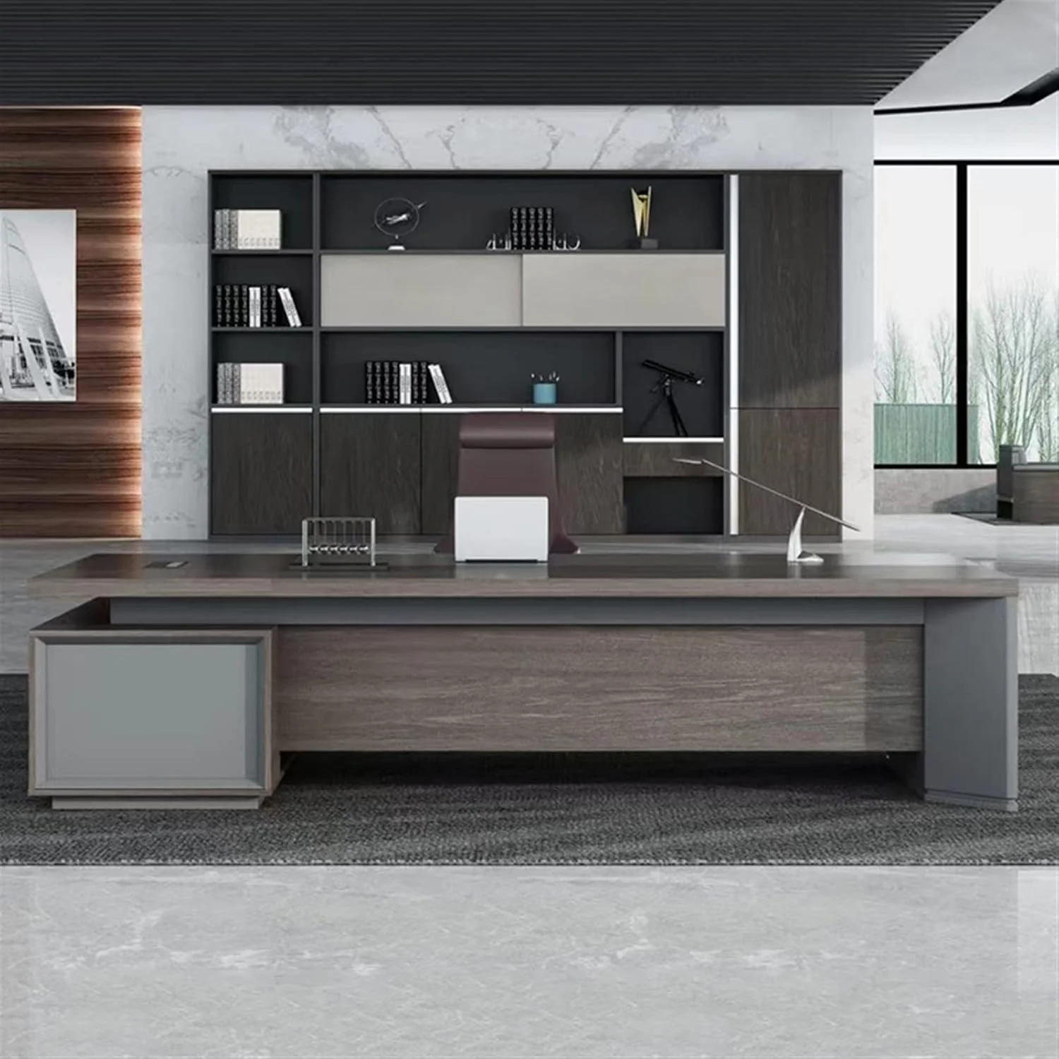 میز کار ZKSKOX، میز اداری، میز مدیریتی، میز کامپیوتر تکی میز کار ZKSKOX، میز اداری، میز مدیریتی، میز کامپیوتر تکی