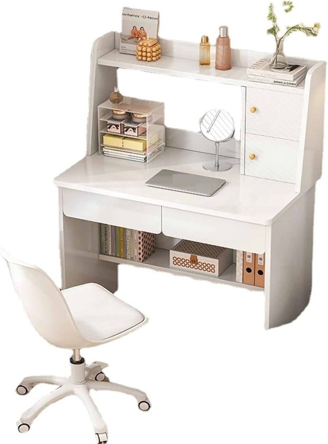 میز کار ZKSKOX، میز کامپیوتر، میز آرایش اتاق خواب، میز مطالعه دانش آموزی خانگی، میز تحریر مستطیلی