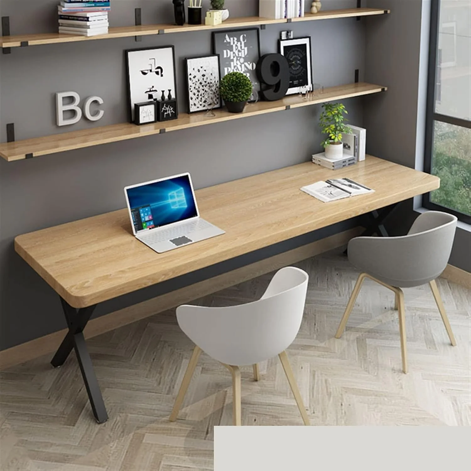 میز کار، میز کامپیوتر، مناسب اتاق خواب منزل، مطالعه، دارای قفسه دیواری، مناسب دفتر کار، طولانی