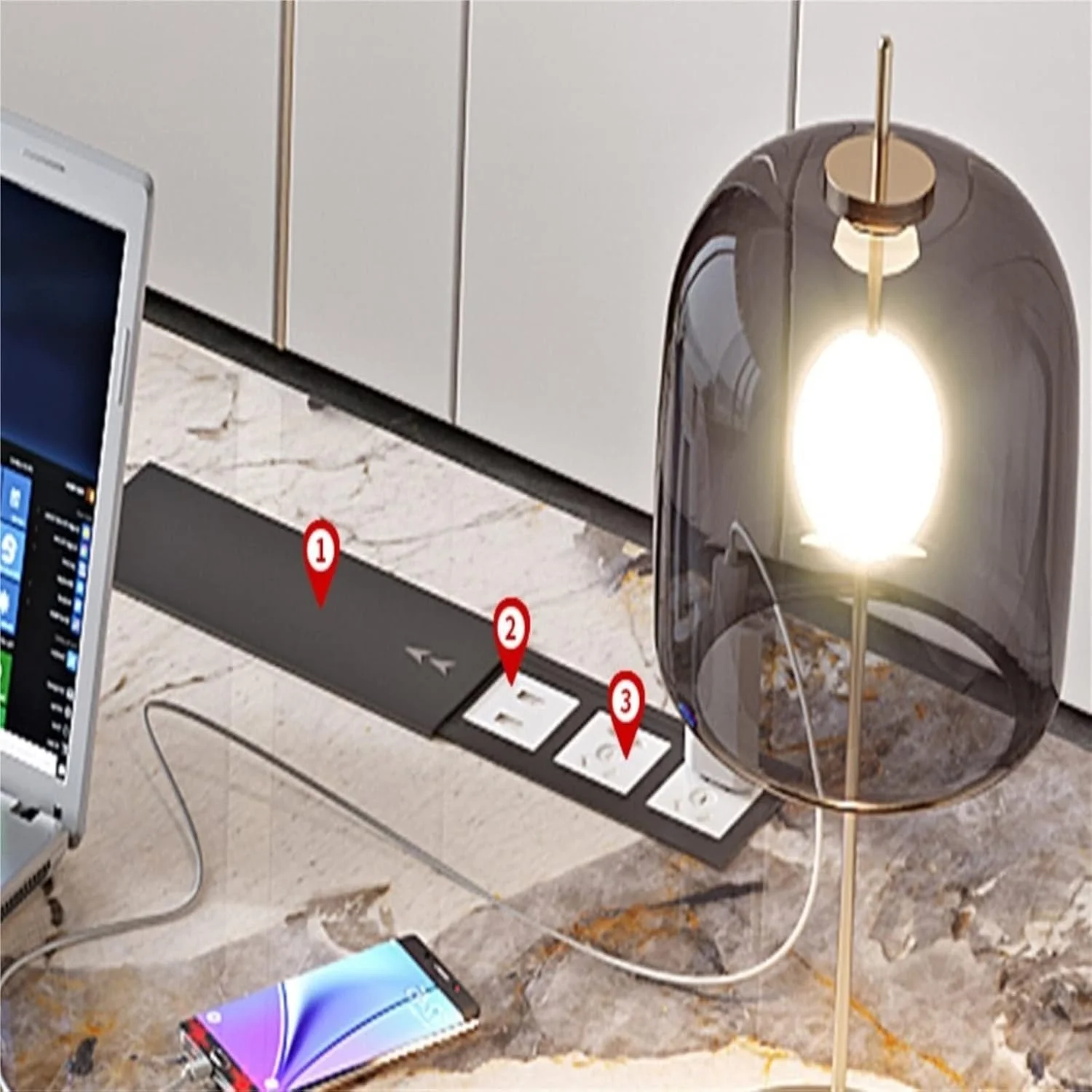 میز کار چوبی ساده و لوکس مناسب کامپیوتر و اداره میز کار چوبی ساده و لوکس مناسب کامپیوتر و اداره