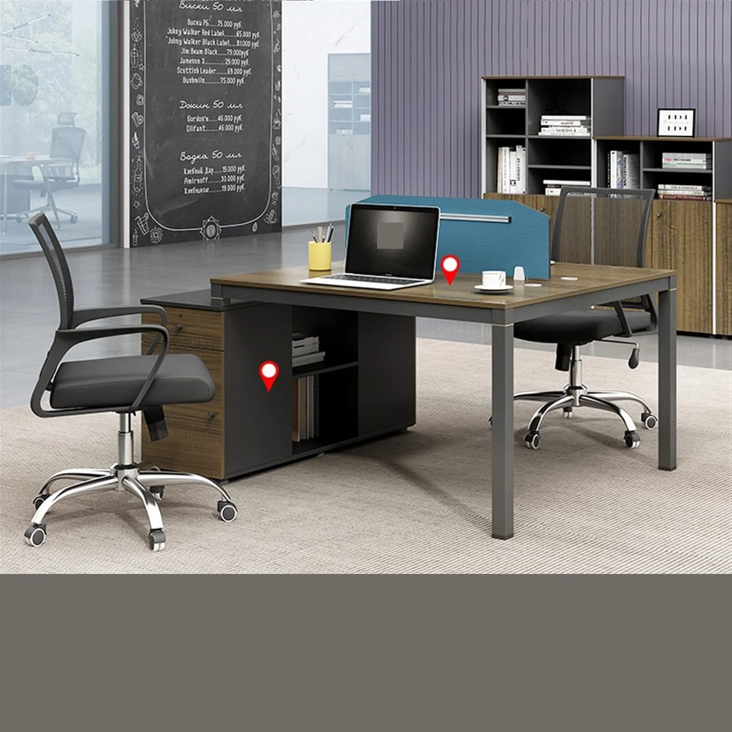 میز کار، میز اداری، مبلمان اتاق کار، صفحه کارت کامپیوتر