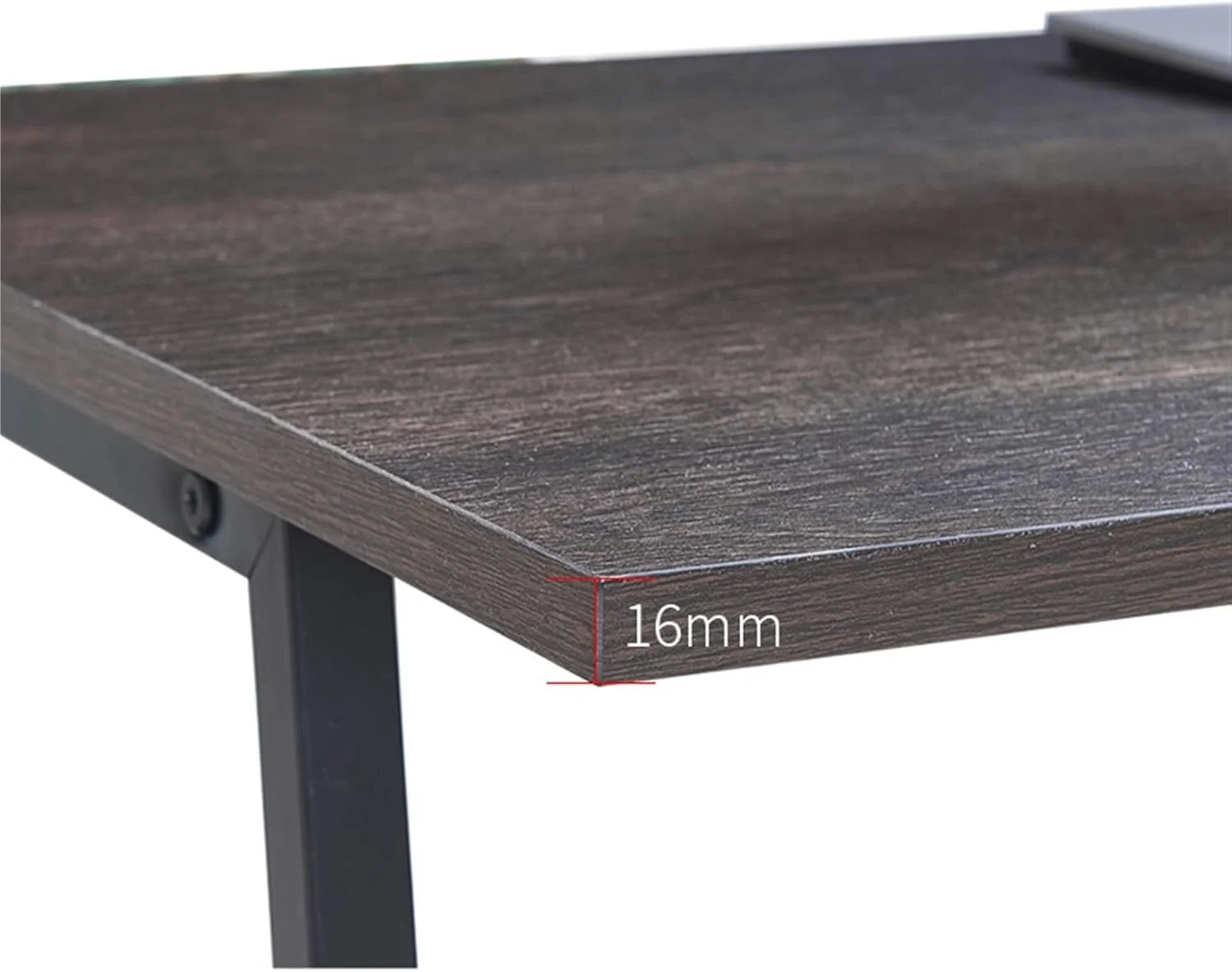 میز کار ZKSKOX، میز کامپیوتر، میز مطالعه اداری خانگی با قفسه میز کار ZKSKOX، میز کامپیوتر، میز مطالعه اداری خانگی با قفسه