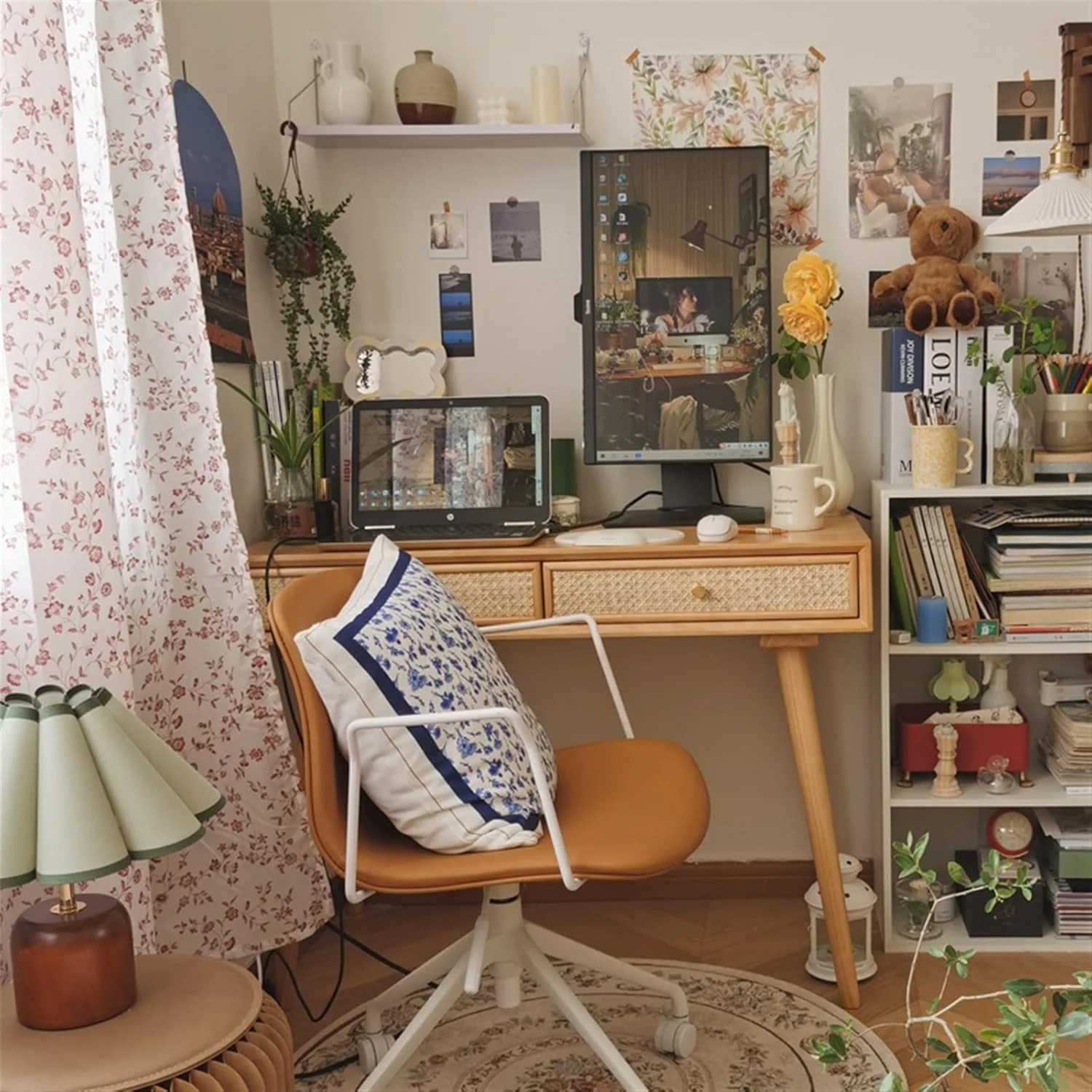 میز کار کوچک خانوادگی میز آرایش میز کامپیوتر مطالعه خانگی میز کار کوچک خانوادگی میز آرایش میز کامپیوتر مطالعه خانگی