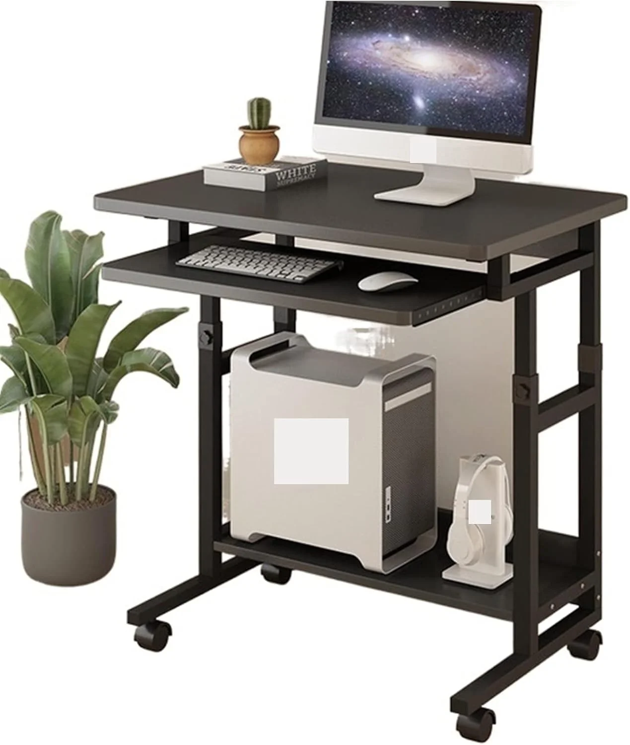 میز کار، میز کامپیوتر رومیزی، میز لپ تاپ، میز کنار تخت خواب متحرک کوچک میز کار، میز کامپیوتر رومیزی، میز لپ تاپ، میز کنار تخت خواب متحرک کوچک