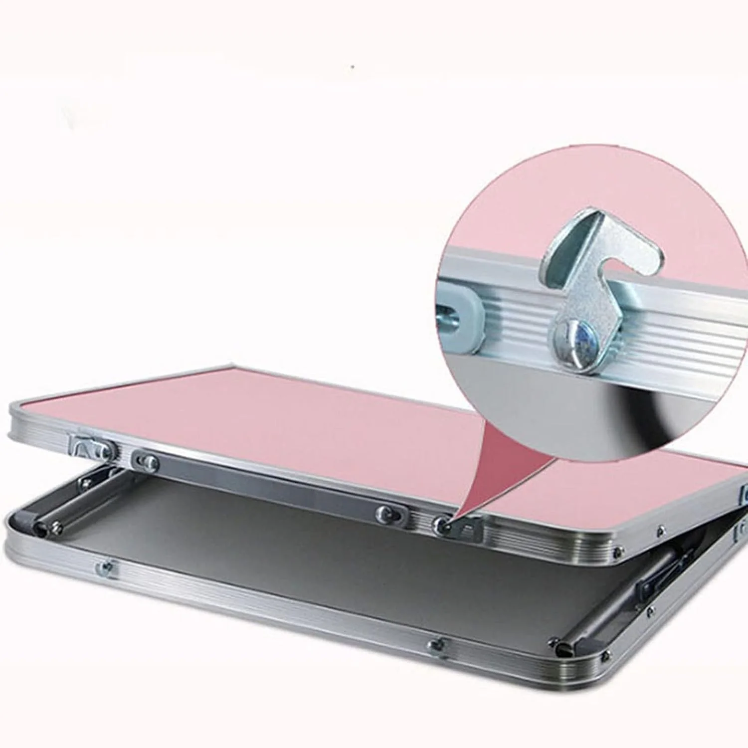 میز کار تاشو قابل حمل ZKSKOX، آلیاژ آلومینیوم، مناسب لپ تاپ، تخت خواب، دفتر کار، استند کامپیوتر، مناسب اتاق خوابگاه میز کار تاشو قابل حمل ZKSKOX، آلیاژ آلومینیوم، مناسب لپ تاپ، تخت خواب، دفتر کار، استند کامپیوتر، مناسب اتاق خوابگاه