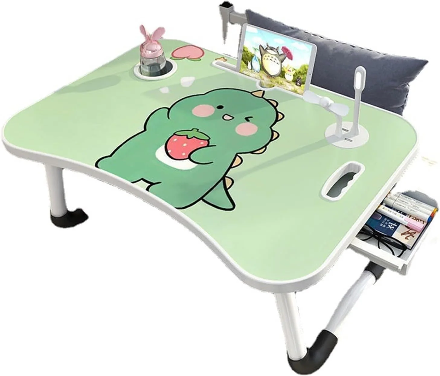 میز کار تاشو مناسب خوابگاه، میز مطالعه کوچک، میز تخت خواب تنبل تاشو کامپیوتر میز کار تاشو مناسب خوابگاه، میز مطالعه کوچک، میز تخت خواب تنبل تاشو کامپیوتر