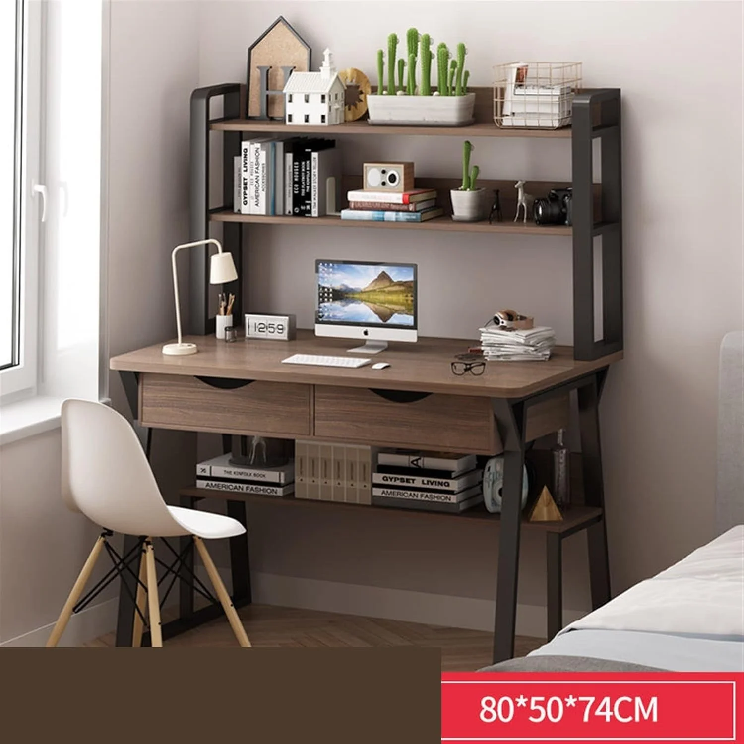 میز کار، میز کامپیوتر، ترکیب قفسه کتاب، مناسب اتاق خواب ساده، مطالعه، دفتر کار میز کار، میز کامپیوتر، ترکیب قفسه کتاب، مناسب اتاق خواب ساده، مطالعه، دفتر کار