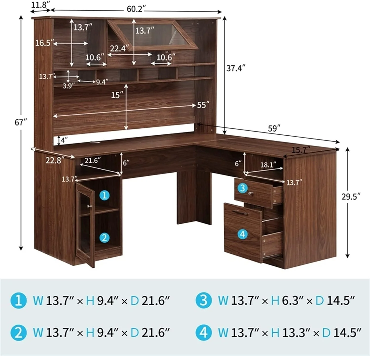 میز کار، میز کامپیوتر، مطالعه، ترکیب میز تحریر دوبل و قفسه کتاب میز کار، میز کامپیوتر، مطالعه، ترکیب میز تحریر دوبل و قفسه کتاب