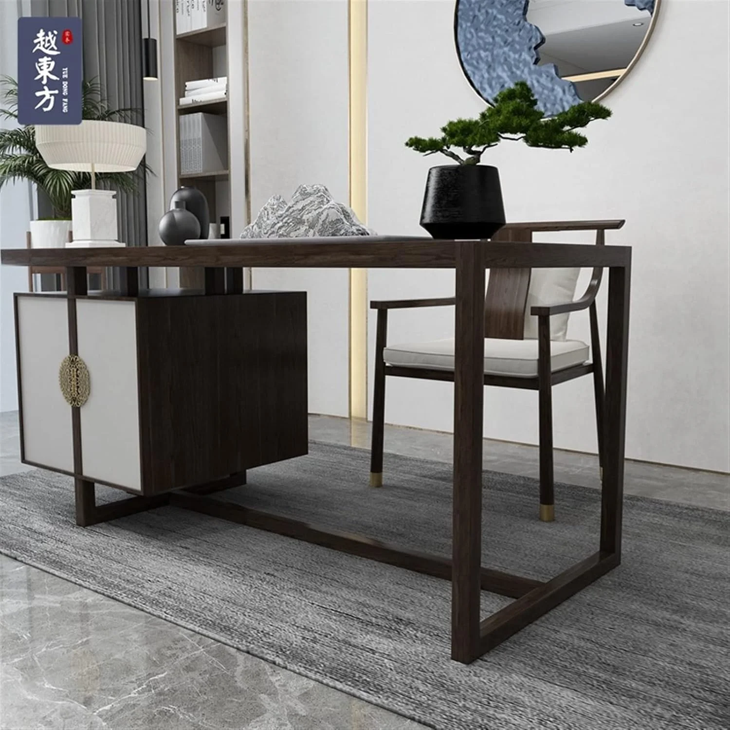 میز کار ZKSKOX، میز تحریر، میز اداری، مناسب برای نوشتن، خوشنویسی و کامپیوتر میز کار ZKSKOX، میز تحریر، میز اداری، مناسب برای نوشتن، خوشنویسی و کامپیوتر