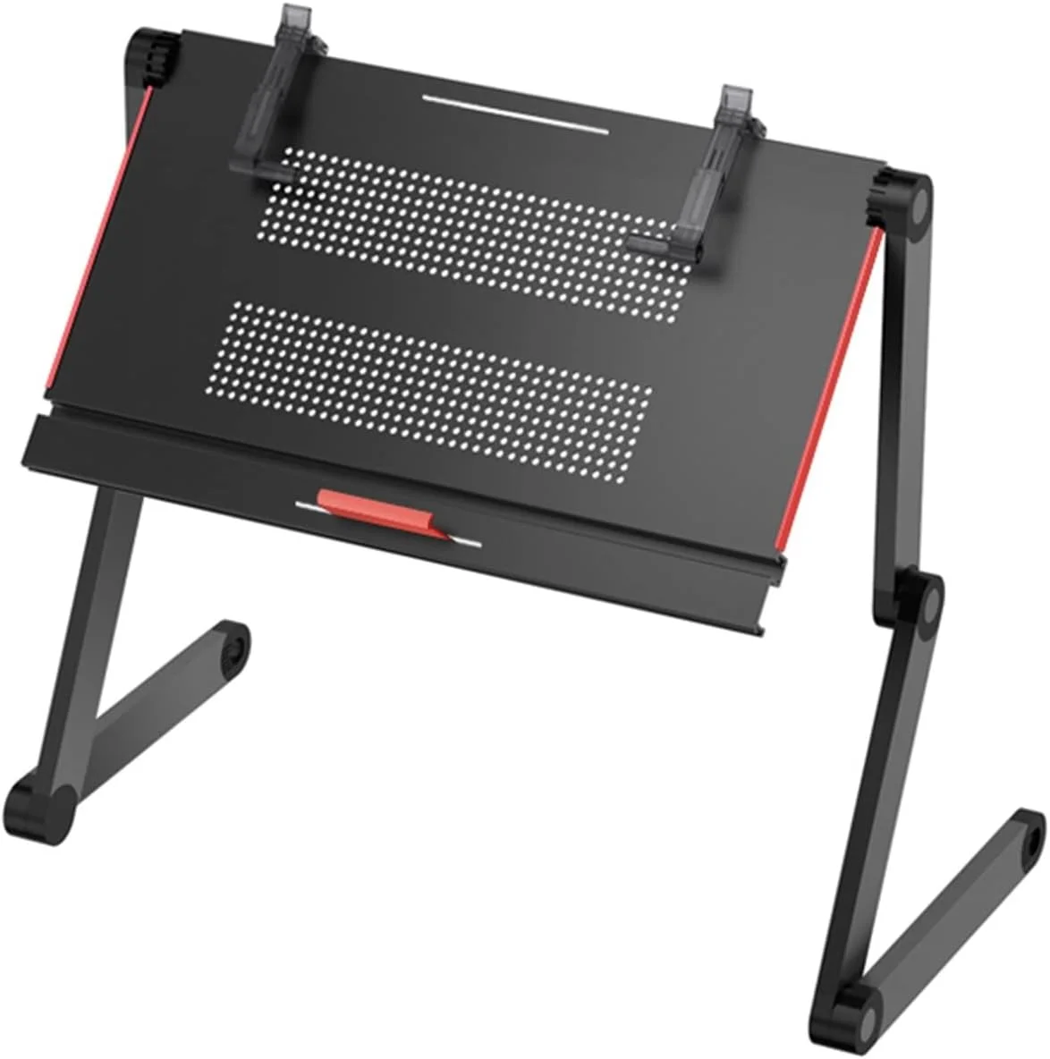 میز کار ZKSKOX، میز لپ‌تاپ تختخوابی، میز کوچک برای نوت‌بوک، تاشو و قابل تنظیم