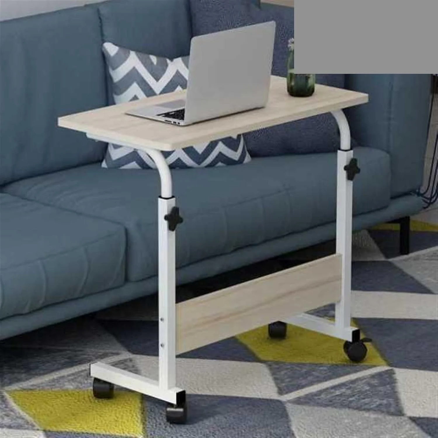 میز کار ZKSKOX کنار تخت خواب، میز کامپیوتر تنبل، میز خانگی کوچک روی تخت، قابل حرکت به بالا و پایین میز کار ZKSKOX کنار تخت خواب، میز کامپیوتر تنبل، میز خانگی کوچک روی تخت، قابل حرکت به بالا و پایین