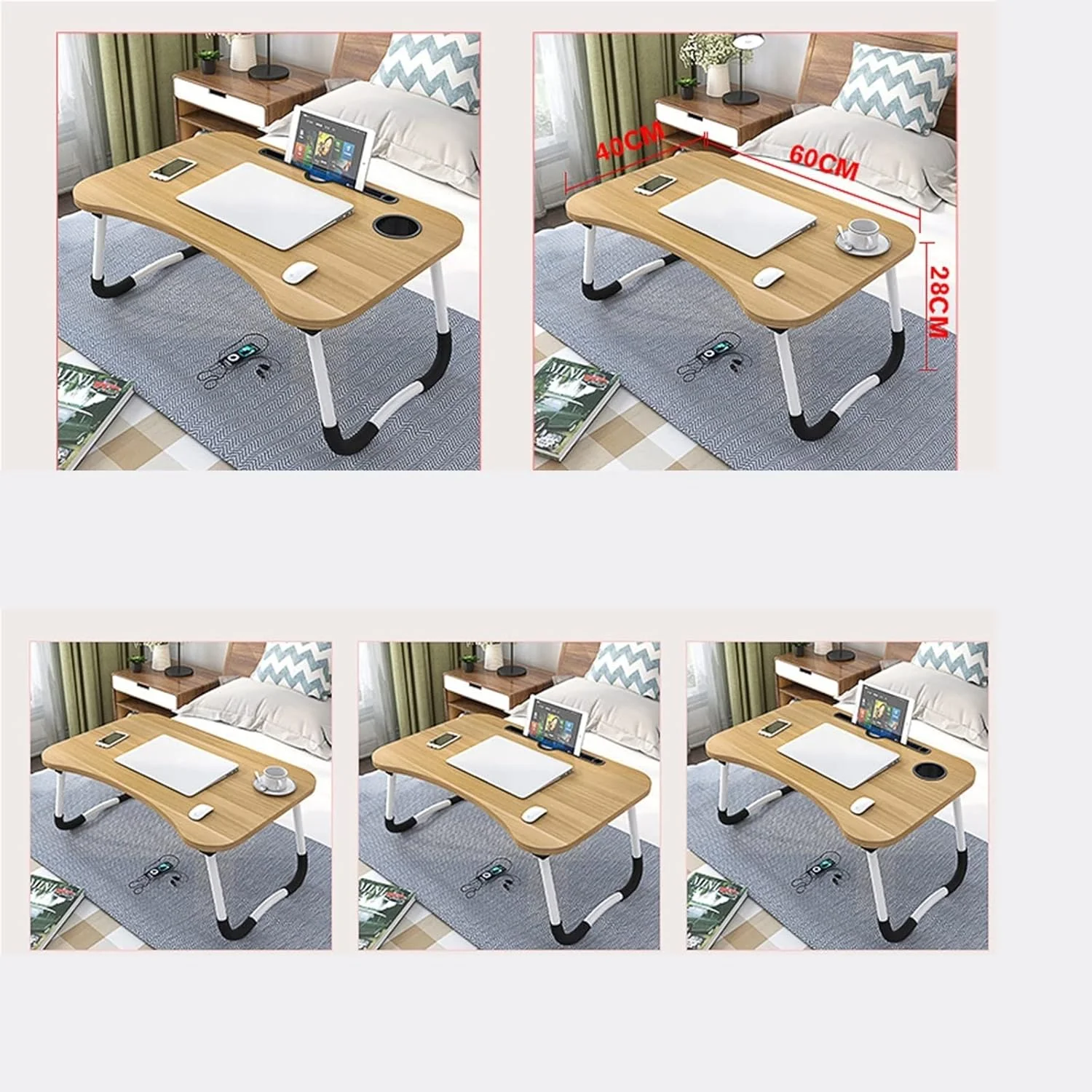 میز کار، میز تحریر، روی تخت، تاشو، کامپیوتر، روی، نوت بوک، نوشتن خوابگاه دانشجویی