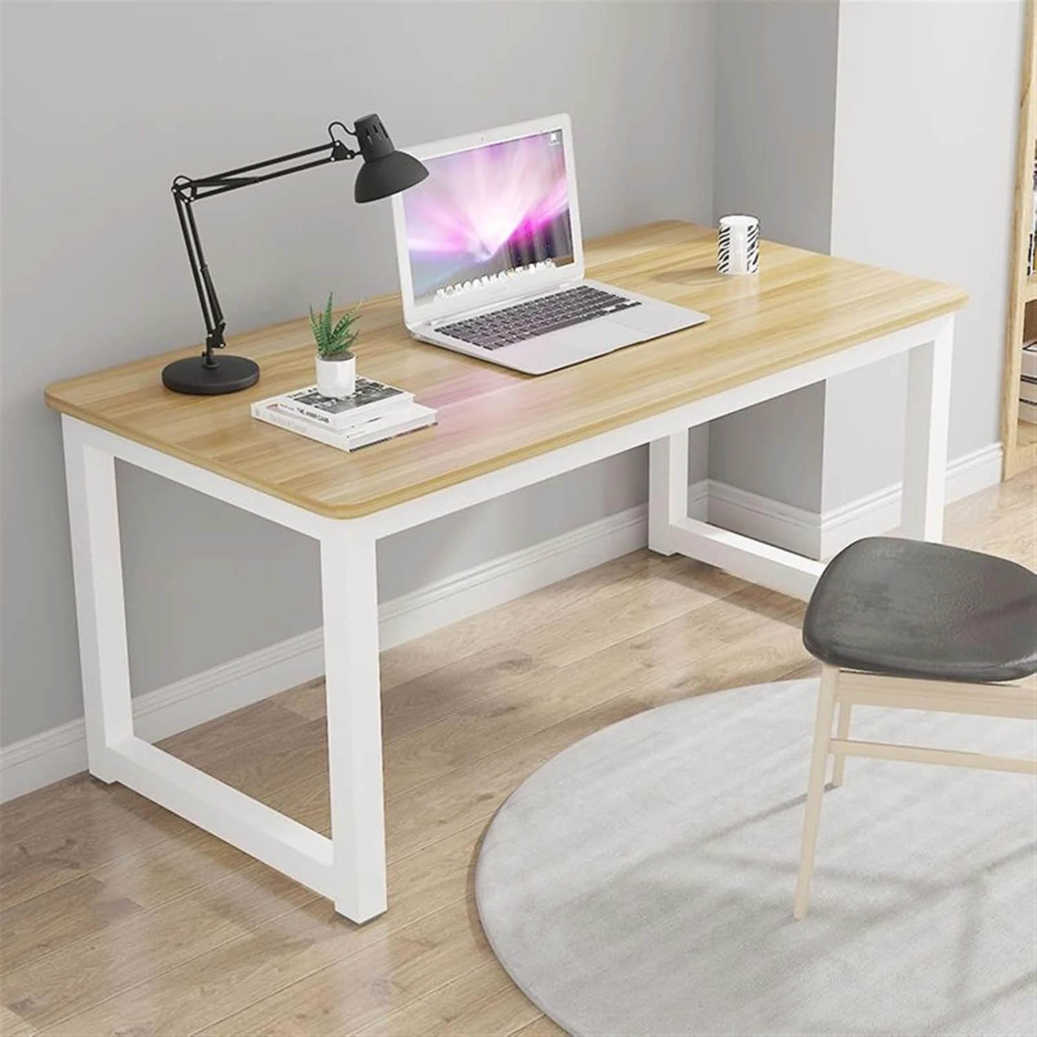 میز کار مستطیلی خانگی میز کامپیوتر رومیزی میز تحریر ساده دانشجویی میز کار مستطیلی خانگی میز کامپیوتر رومیزی میز تحریر ساده دانشجویی