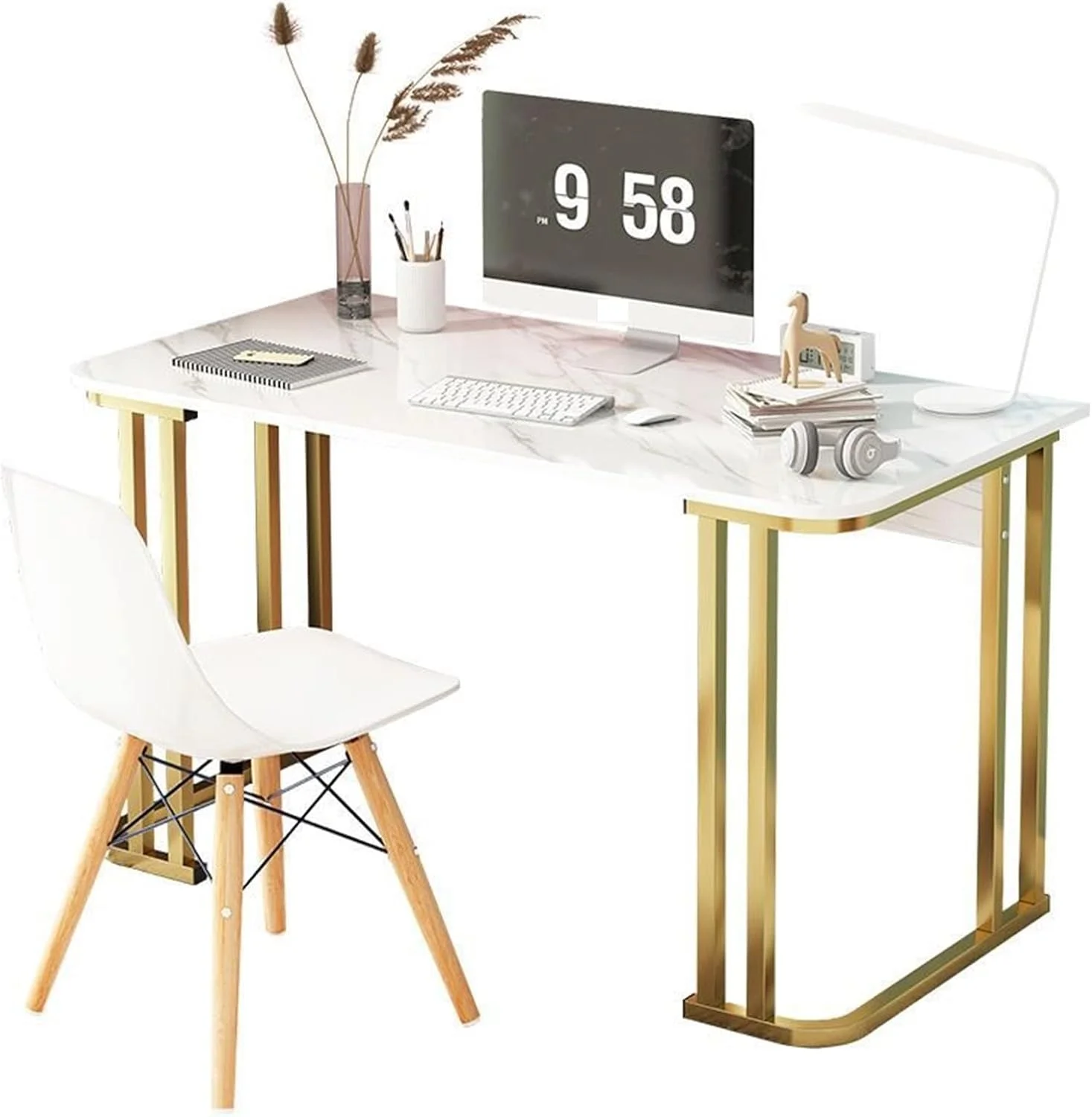 میز کار ZKSKOX، میز کامپیوتر کوچک مناسب خانواده، اداری، اتاق خواب، منزل، نوشتن میز کار ZKSKOX، میز کامپیوتر کوچک مناسب خانواده، اداری، اتاق خواب، منزل، نوشتن