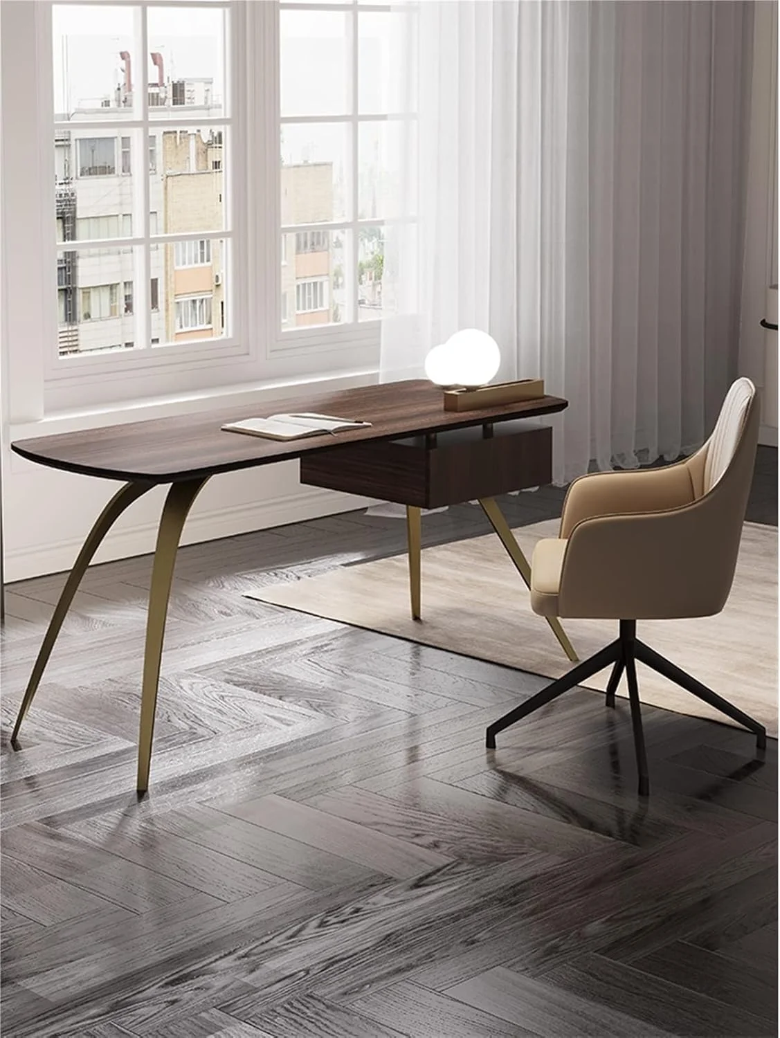 میز کار ZKSKOX، میز کوچک مناسب اتاق خواب منزل، دفتر کار و مطالعه، میز کامپیوتر میز کار ZKSKOX، میز کوچک مناسب اتاق خواب منزل، دفتر کار و مطالعه، میز کامپیوتر